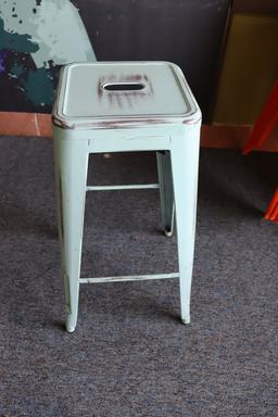 Times 4 - metal bistro style stools
