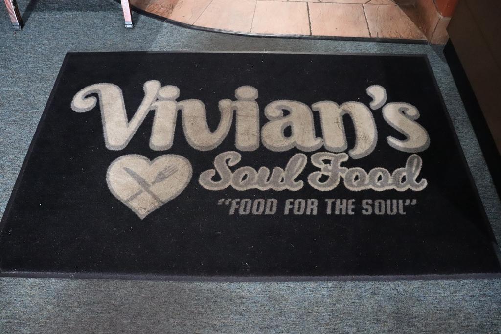Times 2 - 3' x 10' and 4' x 6' Vivian's Soul Food floor mat and runner