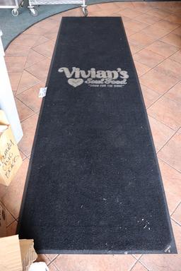 Times 2 - 3' x 10' and 4' x 6' Vivian's Soul Food floor mat and runner