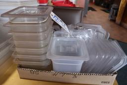Times 8 - 1/6 x 4 acrylic insets with  lids