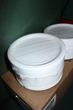 Case of PL7095 white paper plates