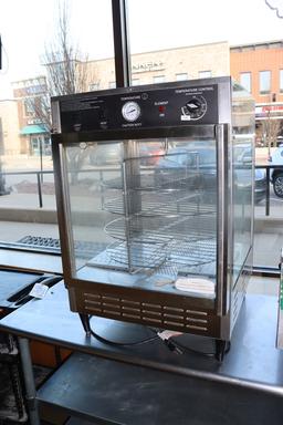 Gold Medal counter top pizza warming display cabinet
