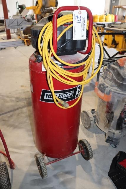 Tool Shop 20 gallon 2.5HP vertical air compressor - 115 volt