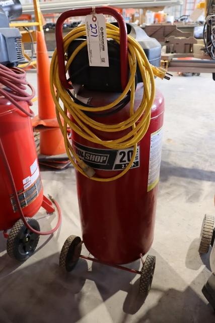 Tool Shop 20 gallon 2.5HP vertical air compressor - 115 volt