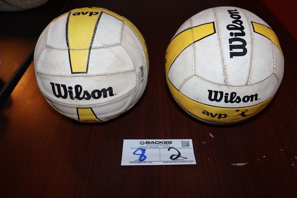 Pair to go - Wilson volleyballs - flat