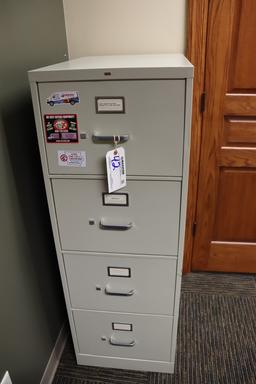 Geneva 4 drawer legal file cabinet