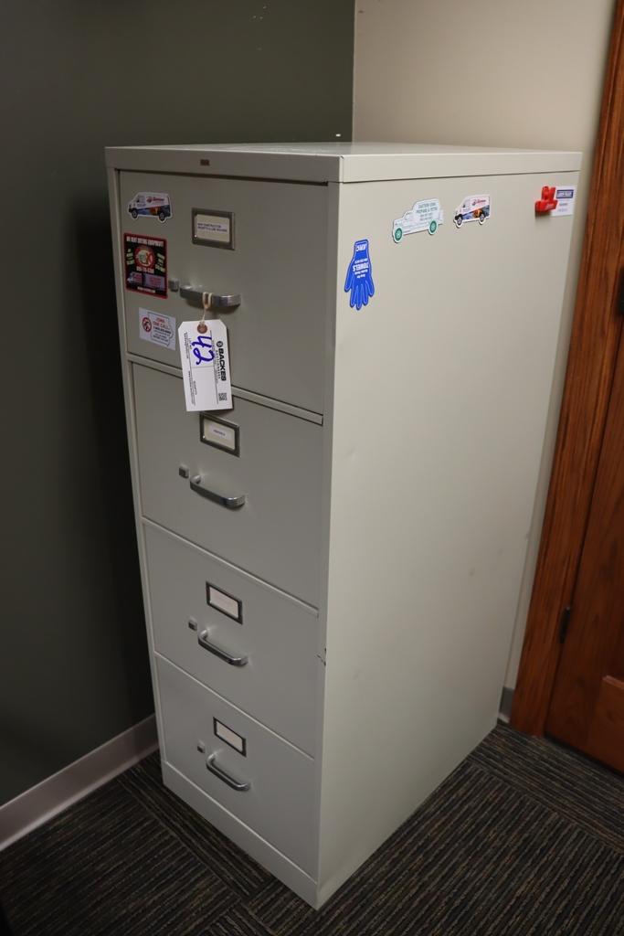 Geneva 4 drawer legal file cabinet