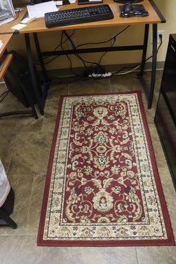 Pair to go - 30" x 52" and 60" x 80" area rugs - showing wear