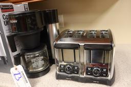 All to go - Bunn coffee brewer and HB toaster