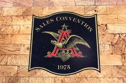 11" x 17" 1975 Sale Convention Aheuser-Busch hot plate