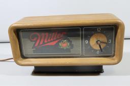 10" Miller register light & clock