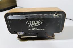 10" Miller register light & clock
