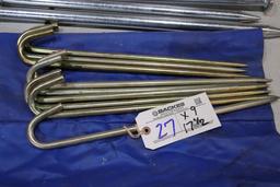 Times 9 - 17 1/2" stakes with bag