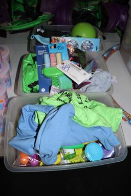 All to go - redemption prize toys - several totes