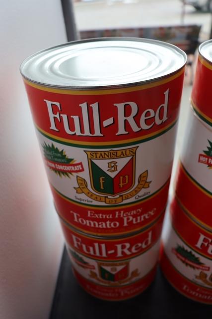 Times 4 - Full Red 6 lb. cans of tomato puree