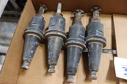 Times 4  - tool holders with used cutters