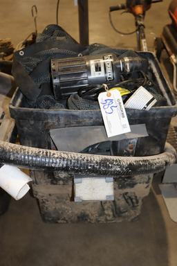 Sump pump w/ plastic drop in water pits