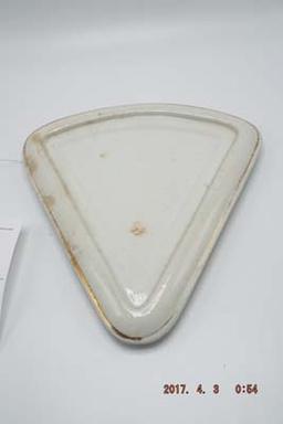 Cheese keeper w/ wedged shaped dome & base