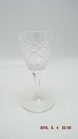 Group of 7 cordial glasses