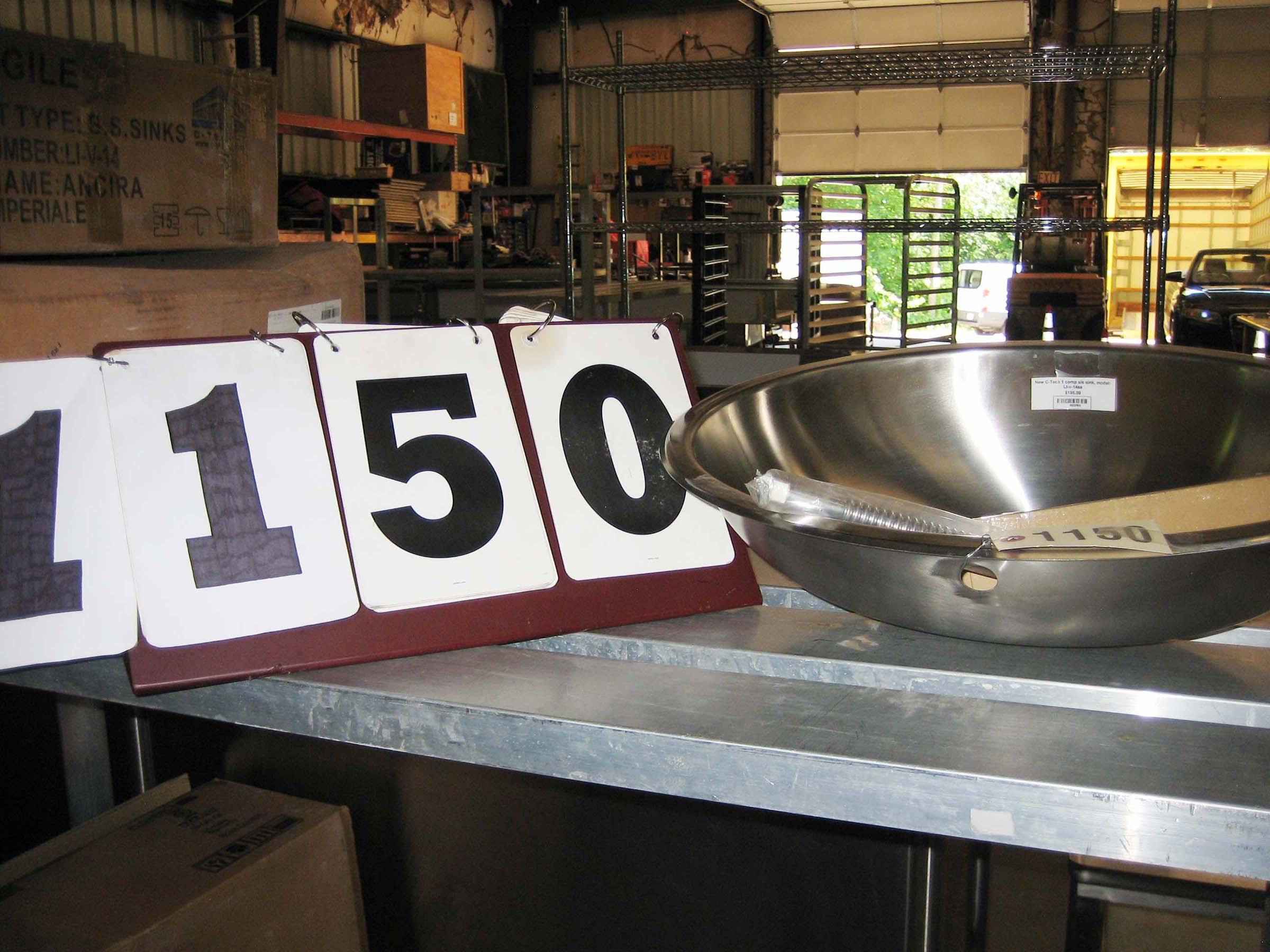 New C-Tech 1 Comp SS Sink Model Ll-V-14SS