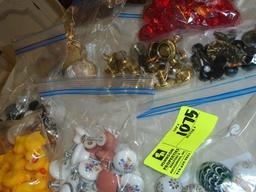 Large Group of Assorted Drawer/Cabinet Pulls; and Miniature Rubber Duckies