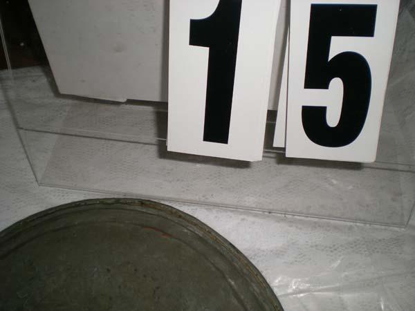 Hand hammered plate, 10" x 3/4"d
