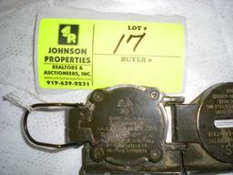 Military compass, magnetic, 5 3/4" open, 3" closed Mfd. Jaybee Corp.,  FSN 6605-846-7618