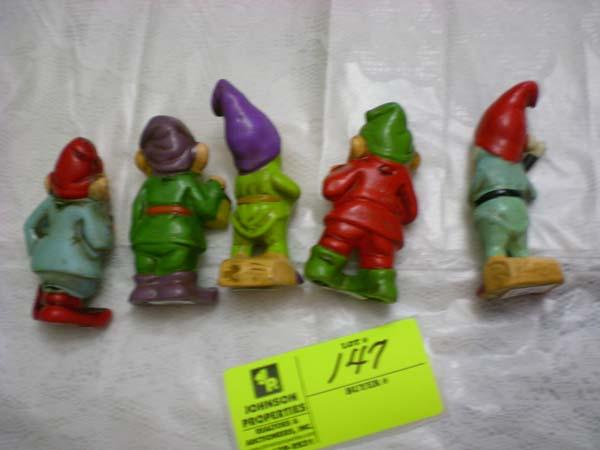 5 Gnomes, 4 1/2" t
