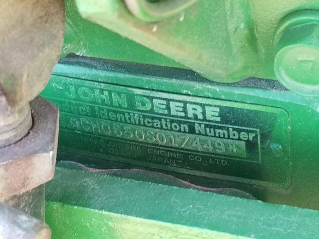 JD 650 ROPS 2WD STANDARD TRANS 1187HRS (WE DO NOT GUARANTEE HOURS)