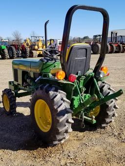 JD 650 ROPS 2WD STANDARD TRANS 1187HRS (WE DO NOT GUARANTEE HOURS)