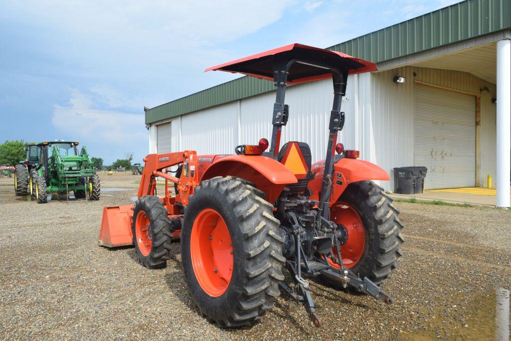 KUBOTA M5660SU CANOPY 4WD W/ LDR BUCKET