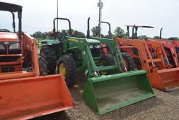 JD 5045E ROPS 4WD W/ LDR BUCKET 1109HRS (WE DO NOT GUARANTEE HOURS)