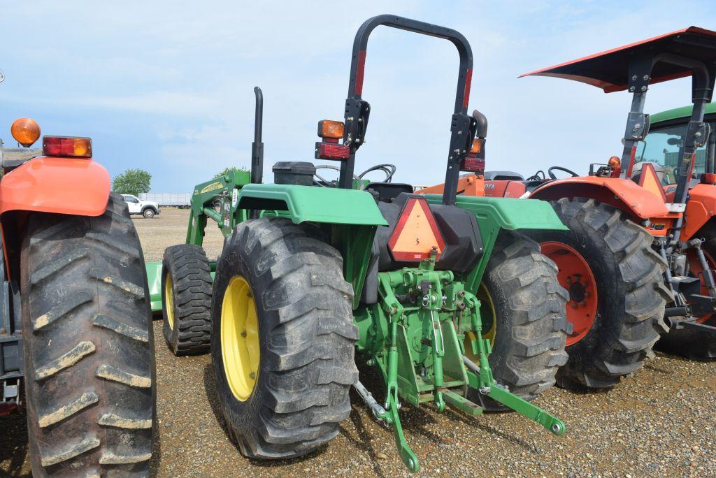 JD 5045E ROPS 4WD W/ LDR BUCKET 1109HRS (WE DO NOT GUARANTEE HOURS)