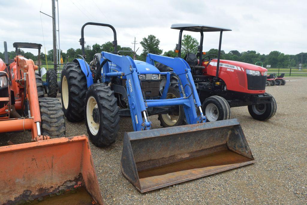 NH WORKMASTER 75 ROPS 4WD W/ LDR BUCKET 2359HRS (WE DO NOT GUARANTEE HOURS)