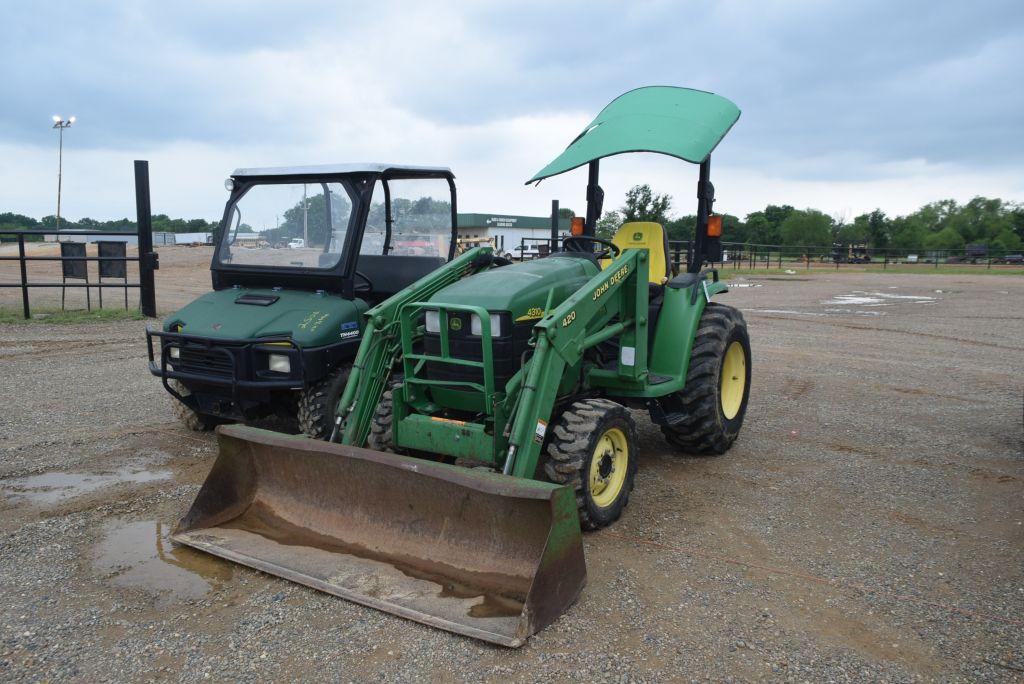 JD 4310 4WD CANOPY W/ LDR AND BUCKET