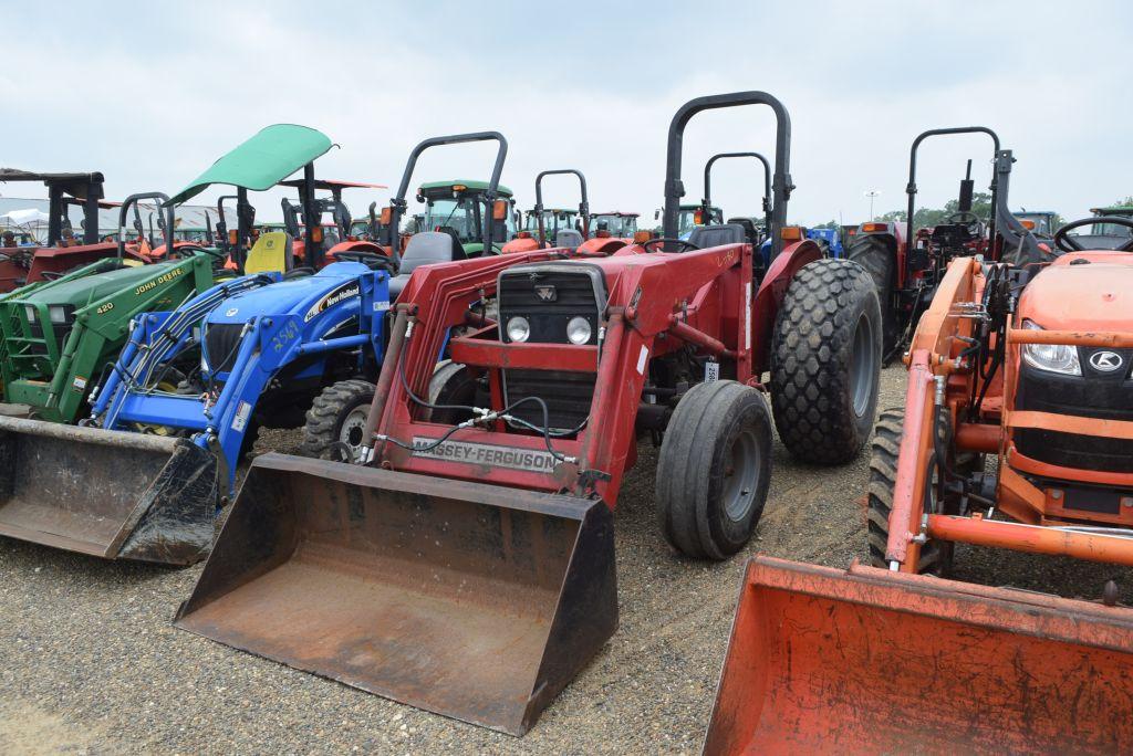 MF 240 2WD ROPS W/ LDR AND BUCKET