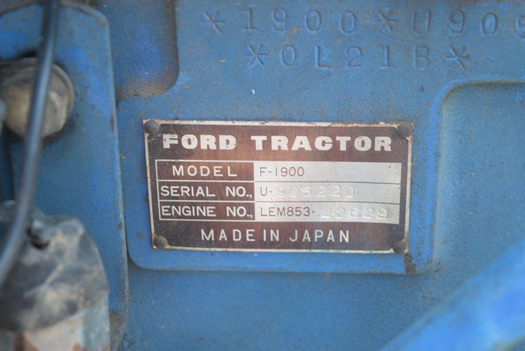 FORD F-1900 2WD W/ LDR AND BUCKET