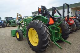 JD 5075 ROPS 2WD W/ LDR BUCKET, 489 HOURS (HOURS NOT GUARANTEED)