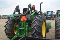 JD 5075 ROPS 2WD W/ LDR BUCKET, 489 HOURS (HOURS NOT GUARANTEED)