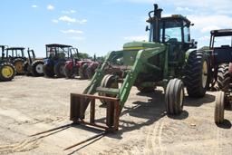 JD 4630 2WD C/A W. LDR AND HAY FORKS UNKOWN HOURS