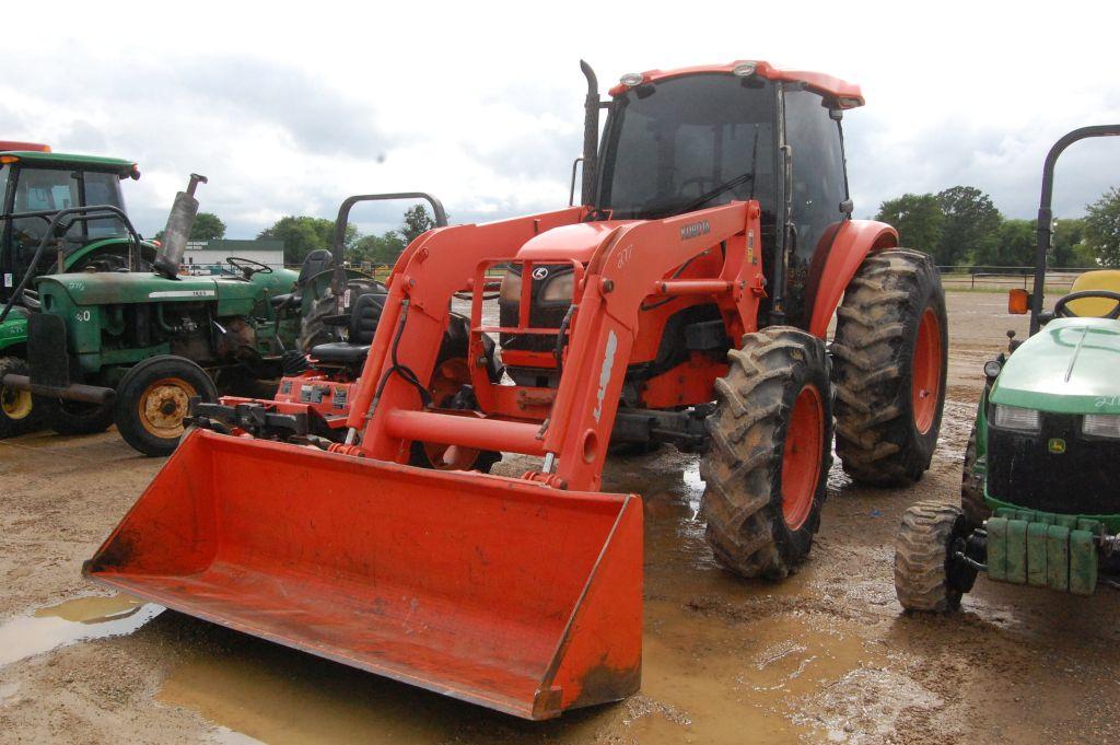 KUBOTA M9540 C/A 4WD W/ LDR BUCKET 24HRS (WE DO NOT GUARANTEE HOURS)