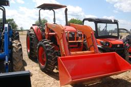 KUBOTA M9960 4WD CANOPY W/ LDR AND BUCKET 2241HRS. WE DO NOT GAURANTEE HOURS