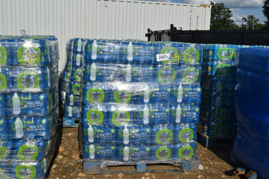 3 PALLETS OF WATER