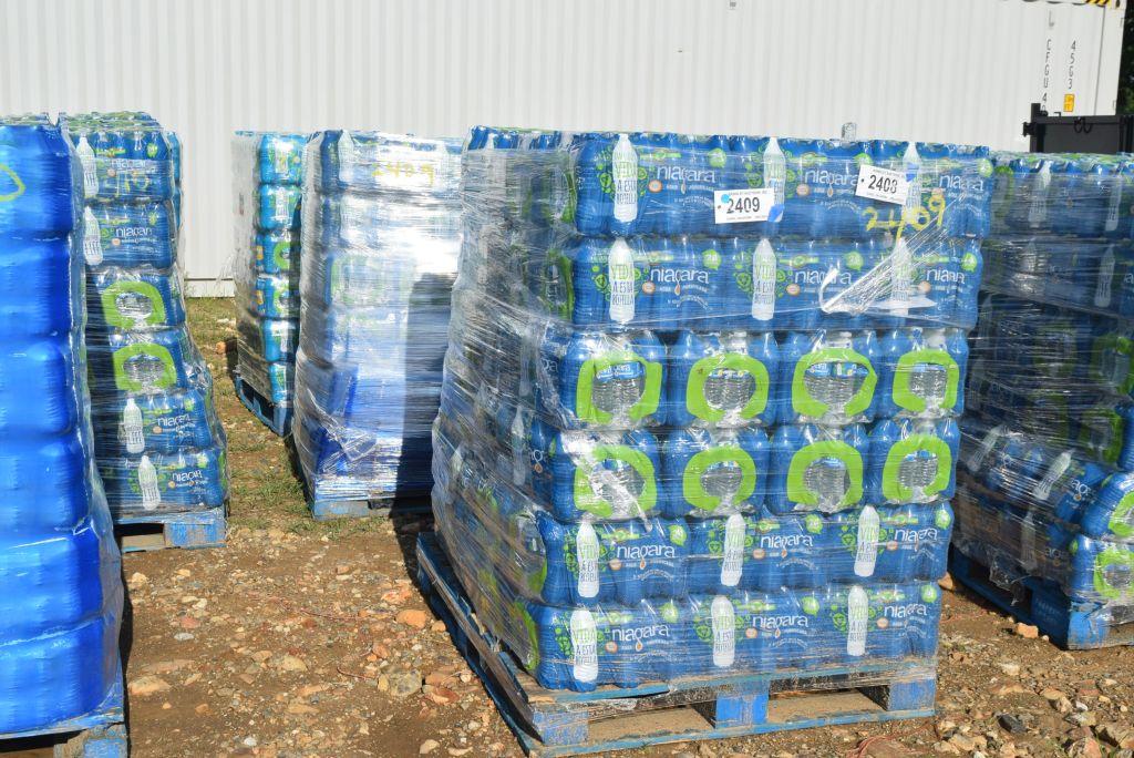 3 PALLETS OF WATER