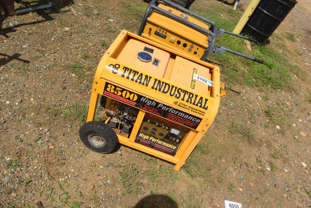 TITAN INDUSTRIAL 8500 GENERATOR