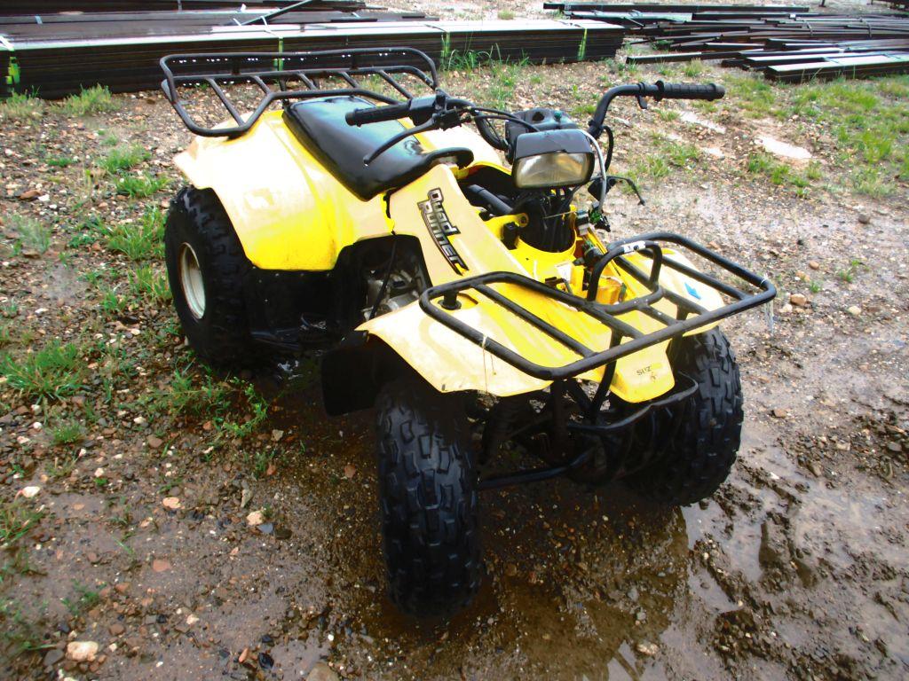 SUZUKI QUAD RUNNER NO TITLE SALVAGE