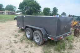 960 GALLON FUEL TRAILER W/ GAS PUMP AND DEF TANK NO TITLE