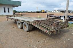 20FT PINTLE HITCH TRAILER NO TITLE