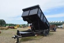 14FT DUMP TRAILER W/ MSO