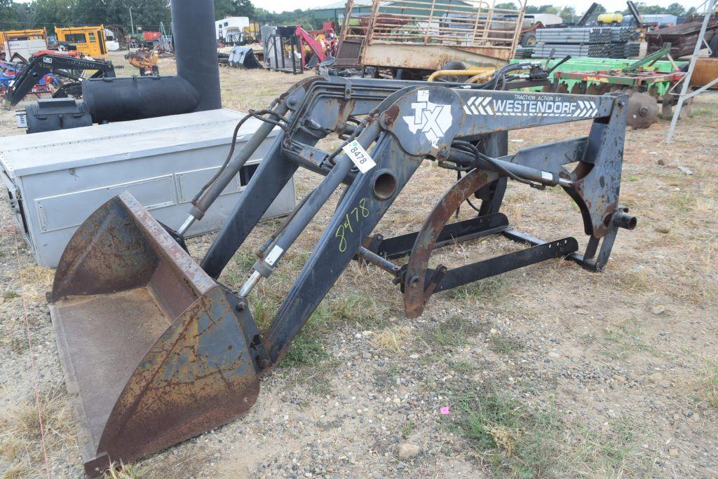 WESTENDORF LDR AND BUCKET W/ BRACKETS AND VALVES